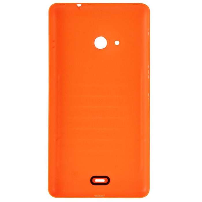 Smooth Surface Plastic Back Housing Cover  for Microsoft Lumia 535(Orange)