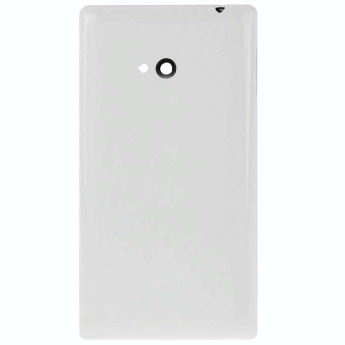 Smooth Surface Plastic Back Housing Cover  for Nokia Lumia 720(White)