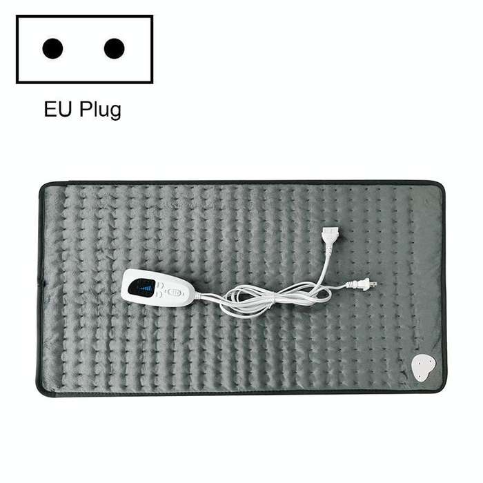 Home Physiotherapy Heating Pad Electric Heating Blanket, Size: 40x30cm, Plug Tpye:EU Plug(Dark Gray)