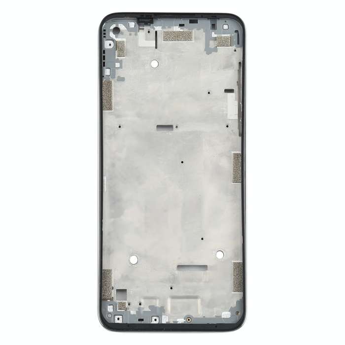 Front Housing LCD Frame Bezel Plate for Motorola Moto G Fast (Silver)