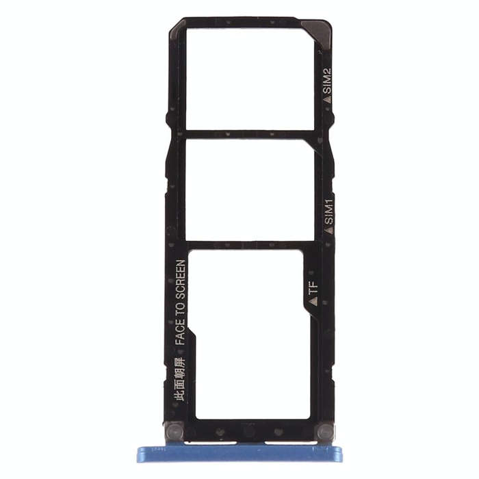 SIM Card Tray + SIM Card Tray + Micro SD Card for Xiaomi Redmi S2(Blue)