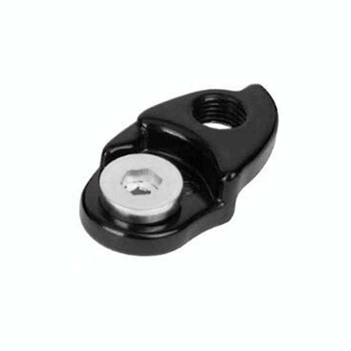 ZTTO Mountain Bike Rear Derailleur Adapter Support Tail Hook Lengthened Seat Expand Flywheel (Black)