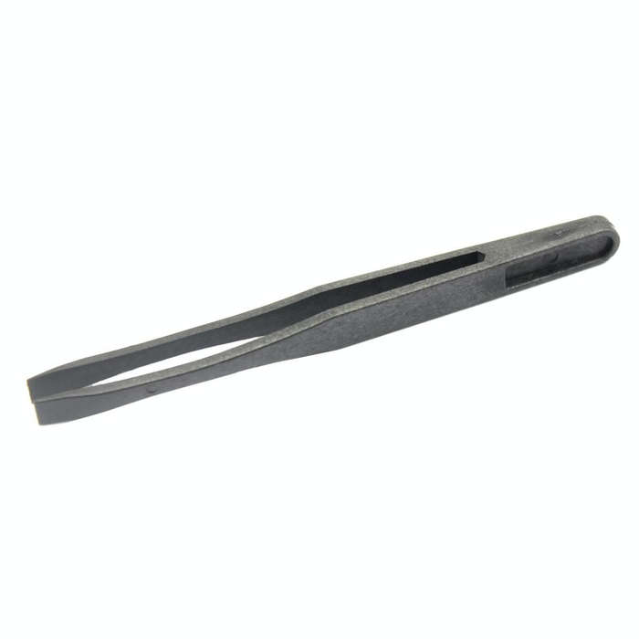 JF-S15 Anti-static Carbon Fiber Straight Tip Tweezers(Black)