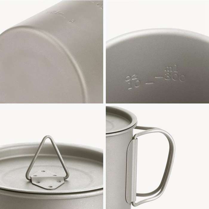 Naturehike NH20CJ005 300ml Titanium Cup Portable Tableware