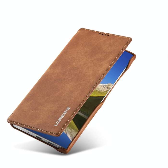For Samsung Galaxy S22 Ultra 5G LC.IMEEKE Hon Ancient Series Horizontal Flip Leather Phone Case(B...