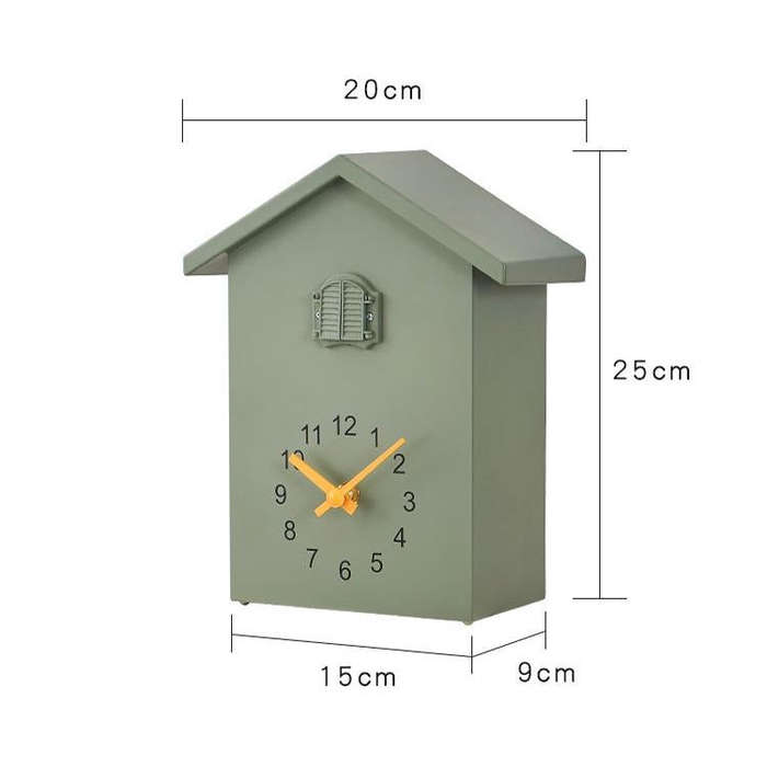 T60 Cuckoo Clock The Bird Reports On The Hour Clock, Colour: Orange Top