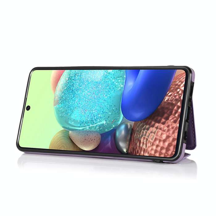 For Samsung Galaxy A21s Multi-functional Cross-body Card Bag TPU+PU Back Cover Case with Holder &...