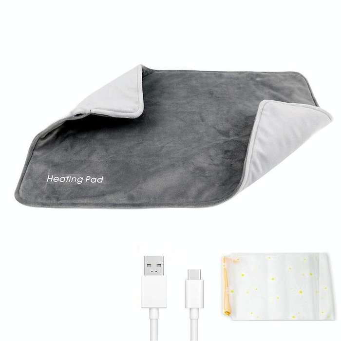 Constant Temperature Physiotherapy Graphene Electric Blanket, Color: Gray+TYPE-C Cable