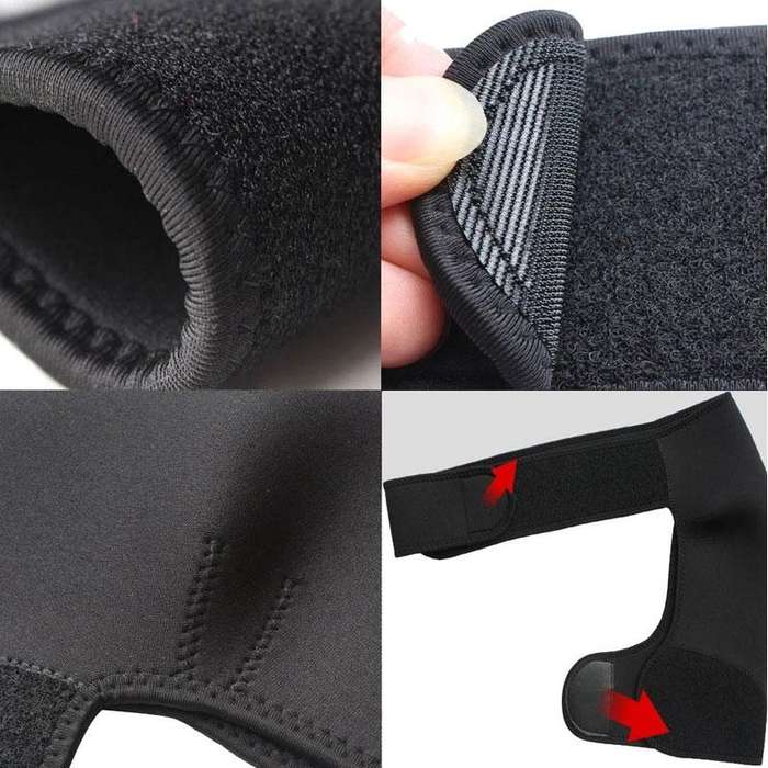 Breathable Adjustable Shoulder Support Brace Unisex Sport Compression Brace Strap Wrap Shoulder B...