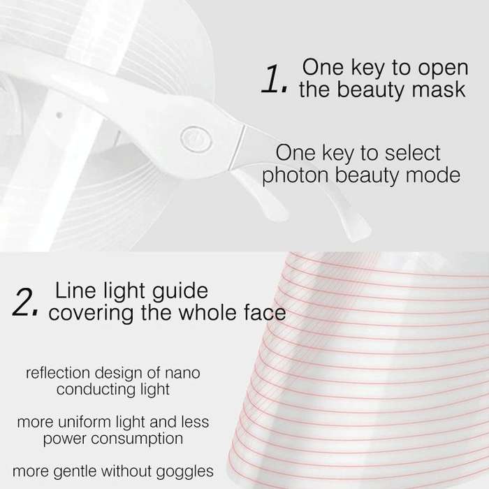LED IPL Photon Beauty Skin Rejuvenation Instrument, Specification: 908 Three Color(White)