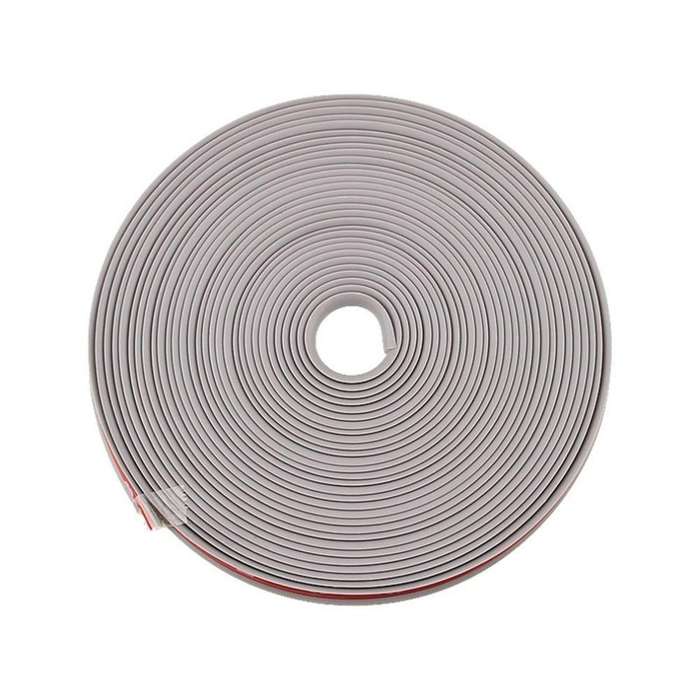 8m/roll Car Wheel General Sticker Modified Protection Sticker Anti-collision Strip(Gray)