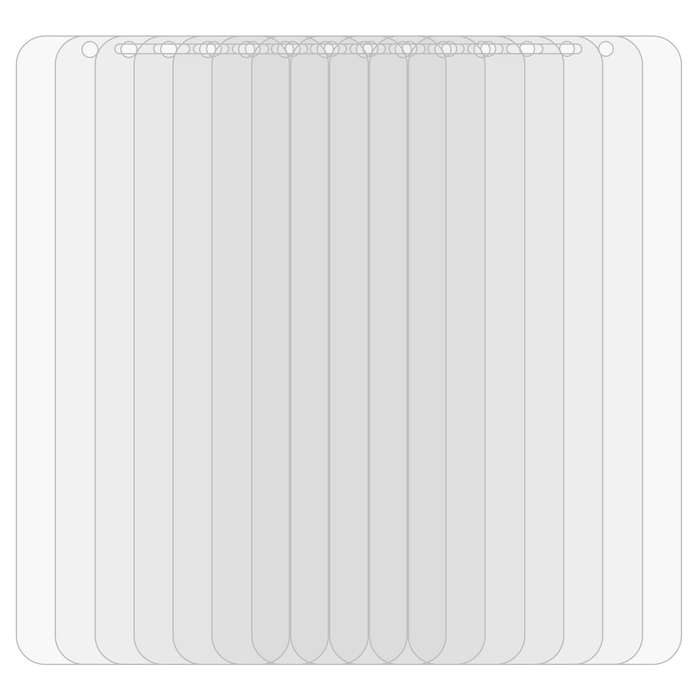 For Vodafone Smart N9 Lite 50 PCS 0.26mm 9H 2.5D Tempered Glass Film