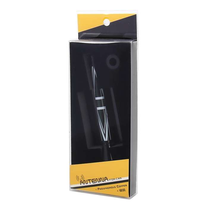 Short Universal Flag Pattern Car Antenna Aerial 7.5cm