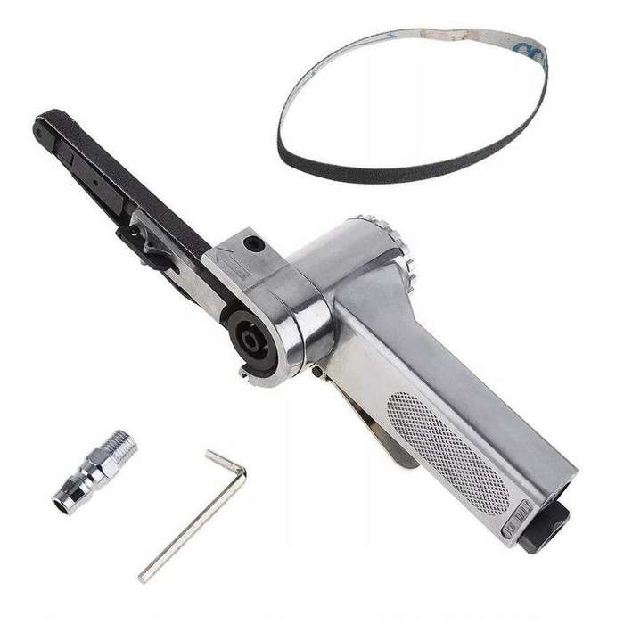 Pneumatic Belt Machine Pneumatic Sander Ring Belt Machine Polisher, Size:52x2cm
