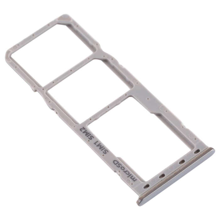 For Galaxy A20 A30 A50 SIM Card Tray + SIM Card Tray + Micro SD Card Tray (Grey)