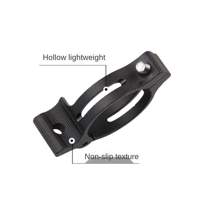 FMFXTR Bike Front Derailleur Clamp Straight Lock Turn to Clamp Converting Seat(Black 31.8mm)