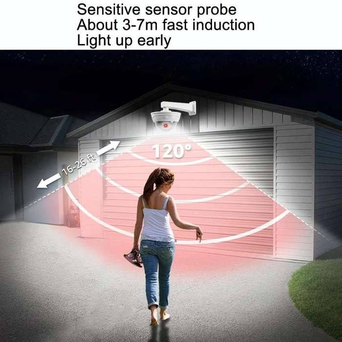 Solar Simulation Camera Monitoring Light Human Body Induction Wall Light(TY11301 LED)