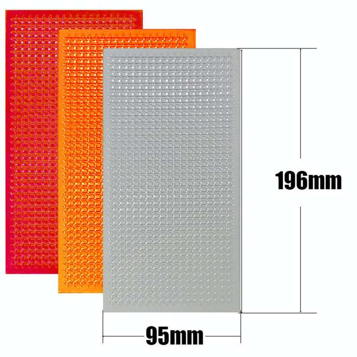 Sikeo Car Tail Light Repair Patch DIY Quick Patch Tool Package(Red+Yellow+Transparent)