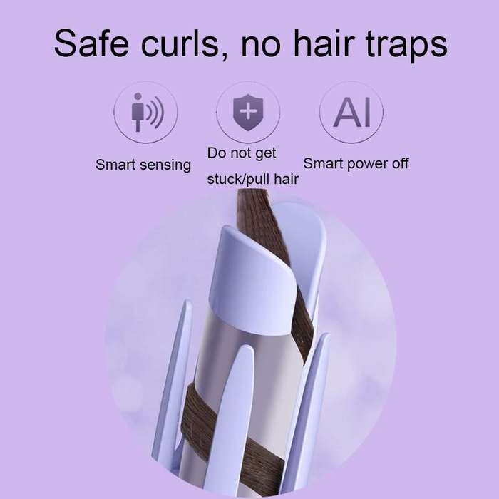 RD-2118 32mm Intelligent Induction Automatic Curling Iron Electric Rotary Automatic Hair Curler, ...
