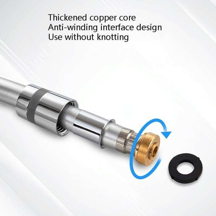 Shower Hose Water Heater Rain Shower Bathroom Stainless Steel Shower PVC Nozzle Hose, Specificati...