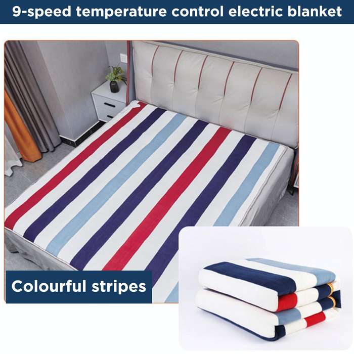 150x120cm Single Control Adjustable Temperature Electric Blanket Electric Mattress(EU Plug)