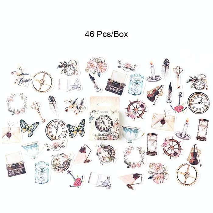 2 Boxes The Old Chapter Boxed Stickers Hand Account Decorative Stickers