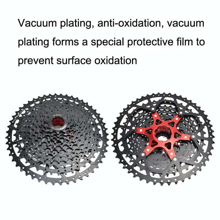 VG Sports Split Mountain Bike Lightweight Cassette Flywheel, Style: 11 Speed 50T (Black)