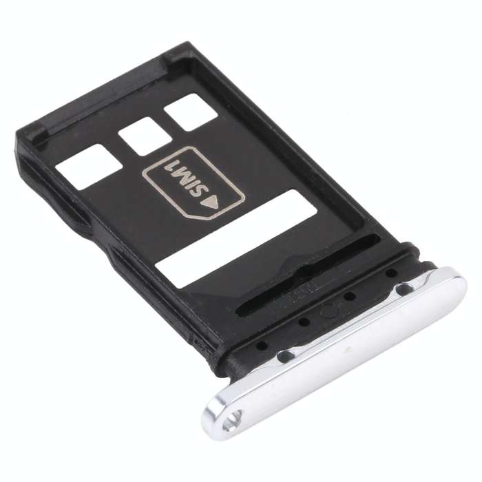 SIM Card Tray + NM Card Tray for Huawei P40 Pro+ (Silver)