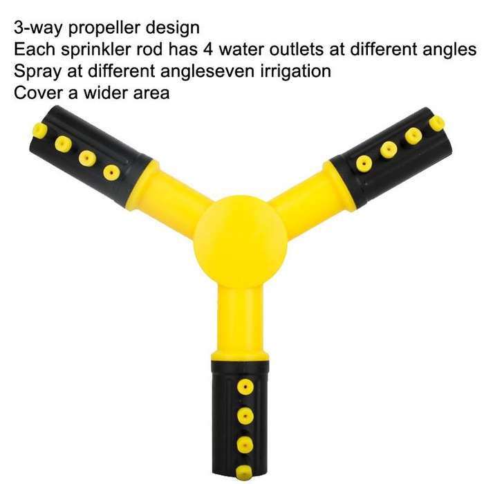 360 Degrees Rotating Watering Device, Style: With 1 inch Connector