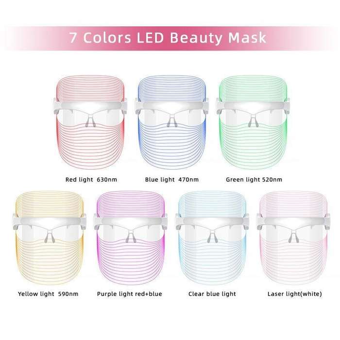 LED IPL Photon Beauty Skin Rejuvenation Instrument, Specification: 908 Seven Color(White)