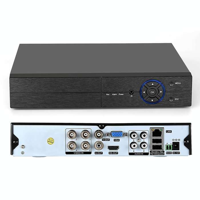 A4B3Kit 2MP 4CH 1080P CCTV Security Camera System AHD DVR Surveillance Kit, Support Night Vision ...