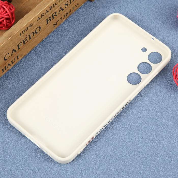 For Samsung Galaxy A54 5G Astronaut Pattern Silicone Straight Edge Phone Case(Flying Astronaut-Wh...