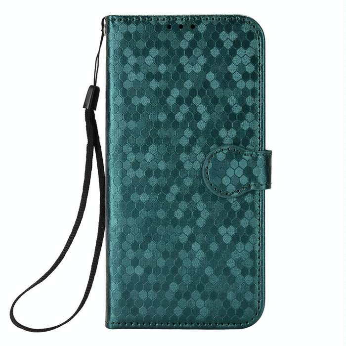 For vivo V27e / S16e Honeycomb Dot Texture Leather Phone Case(Green)