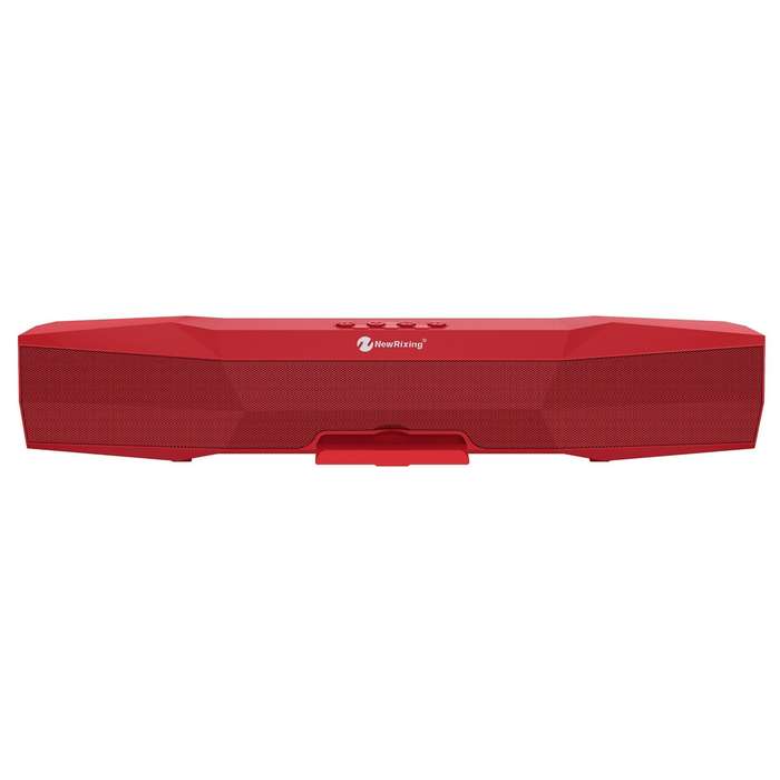 NewRixing NR-7011 Outdoor Portable Bluetooth Speaker with Phone Holder, Support Hands-free Call /...