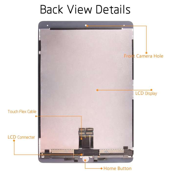 OEM LCD Screen for iPad Pro 10.5 inch A1709 A1701 with Digitizer Full Assembly (Black)