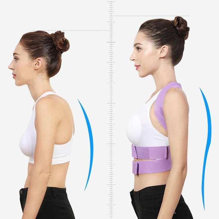 Humpback Correction Belt Back Posture Corrector, Specification: L(062 Child Blue)