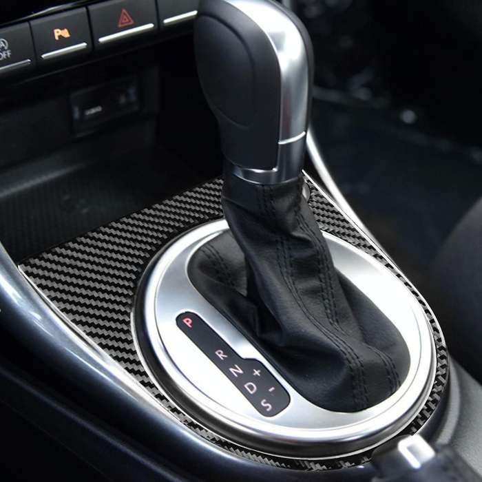 Car Carbon Fiber Gear Panel Frame A Decorative Sticker for Volkswagen Beetle 2012-2019, Left and ...