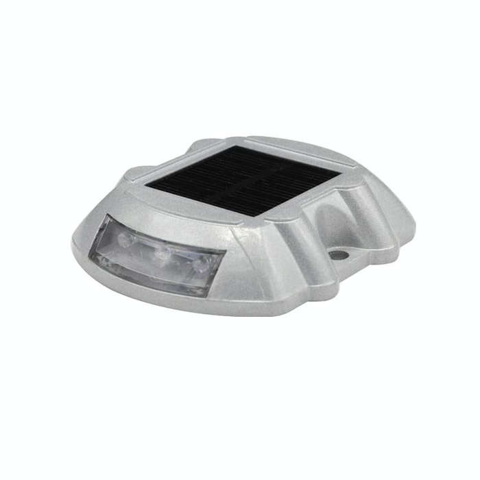 Solar Horseshoe Road Stud Light Car Guidance Light Road Deceleration Light, Constantly Bright Ver...