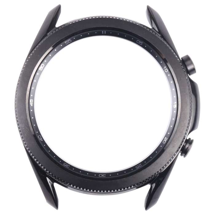 Original LCD Screen Frame Bezel Plate For Samsung Galaxy Watch 3 45mm SM-R840 (Black)
