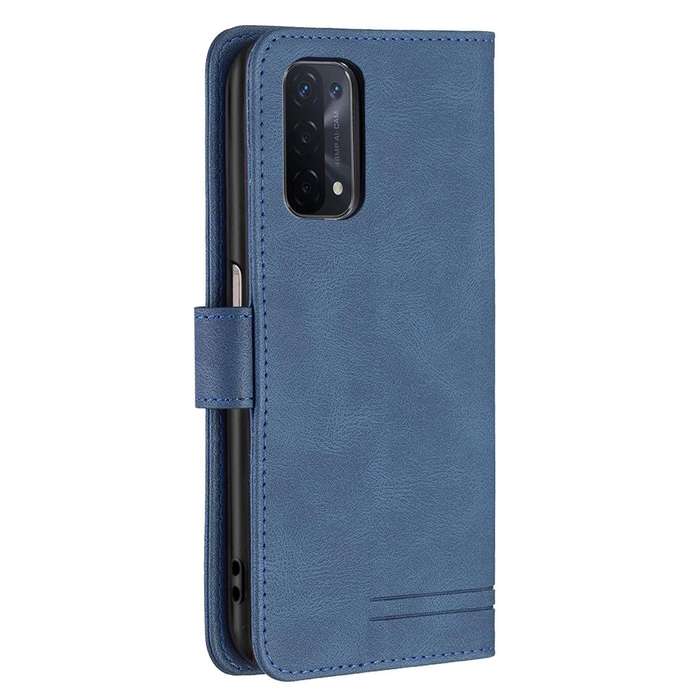 For OPPO A74 5G / A93 5G / A54 5G Magnetic Clasp RFID Blocking Anti-Theft Leather Case with Holde...