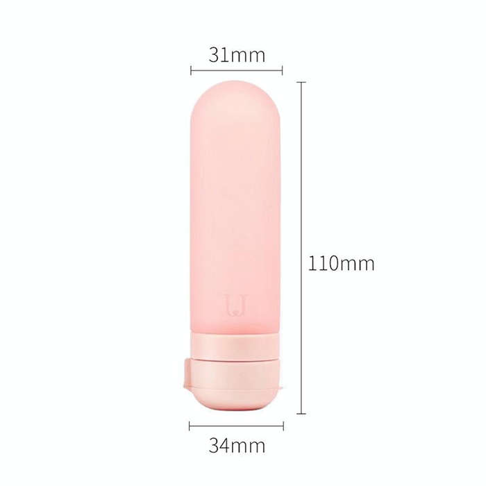 Travel Silicone Dispensing Bottle Travel Cosmetic Lotion Shampoo Bath Dew Cream Skin Care Product...