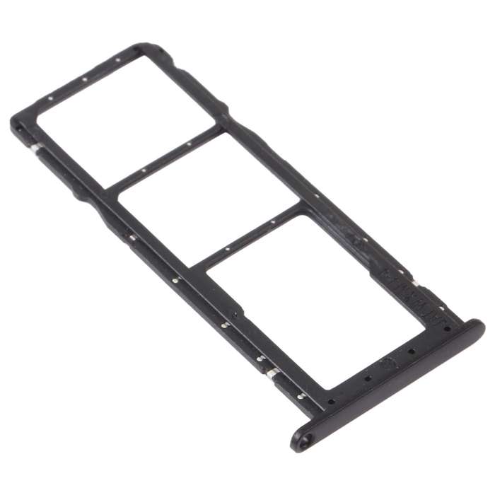 SIM Card Tray + SIM Card Tray + Micro SD Card Tray for Honor 8A 2020 (Black)