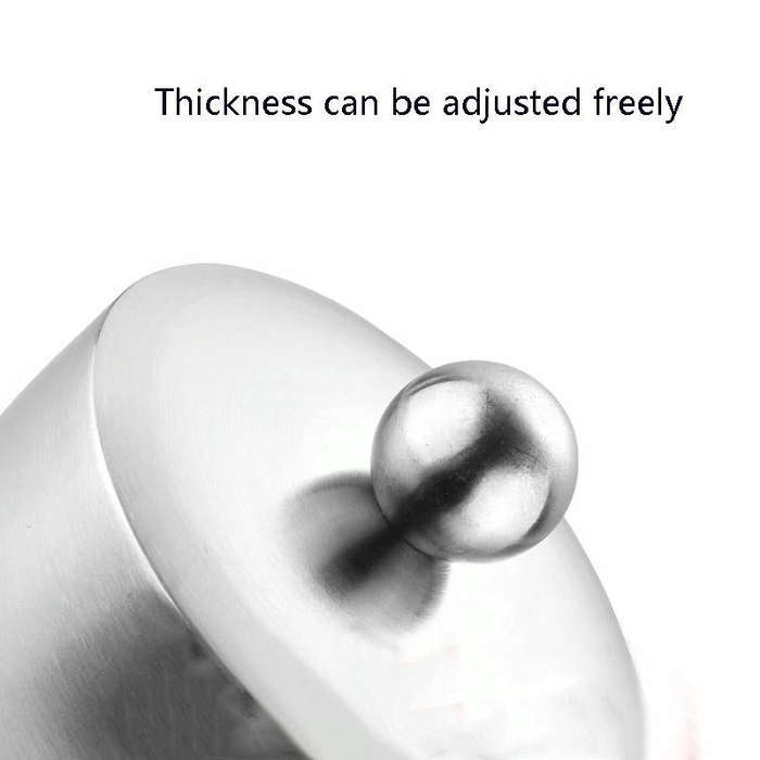 Beech 304 Stainless Steel Manual Pepper Grinder Ceramic Core Pepper Grinder, Specification: 6 Inc...