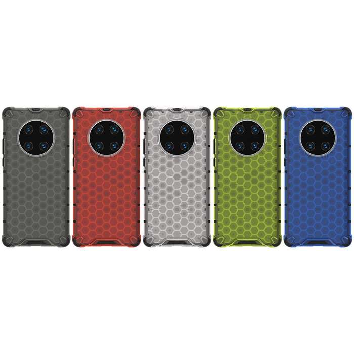For Huawei Mate 40 Pro Shockproof Honeycomb PC + TPU Protective Case(Black)
