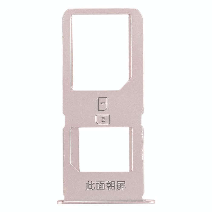 For Vivo X6S Plus 2 x SIM Card Tray (Gold)
