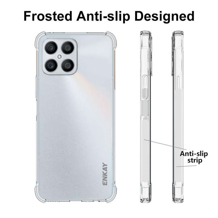 For Honor X8 ENKAY Transparent TPU Shockproof Phone Case