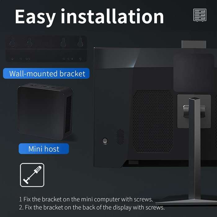 ZX03 Windows 11 Mini PC, Intel Alder Lake N95, Support Dual HDMI Output, Spec:8GB+512GB(EU Plug)