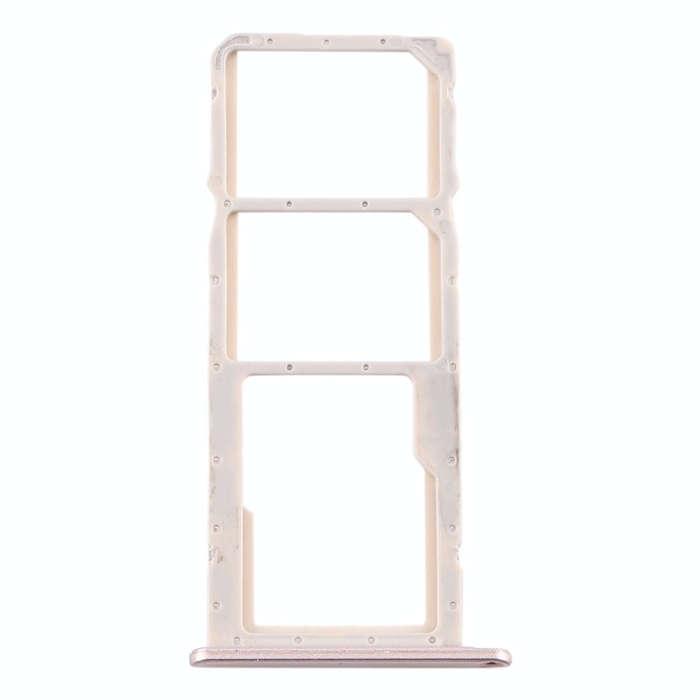 SIM Card Tray + SIM Card Tray + Micro SD Card Tray for Huawei Y6 (2019) (Gold)