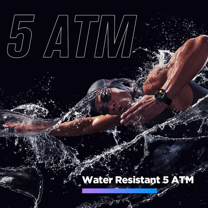 Zeblaze Stratos 2 Lite 1.32 inch IPS Screen 5 ATM Waterproof GPS Smart Watch, Support Heart Rate ...