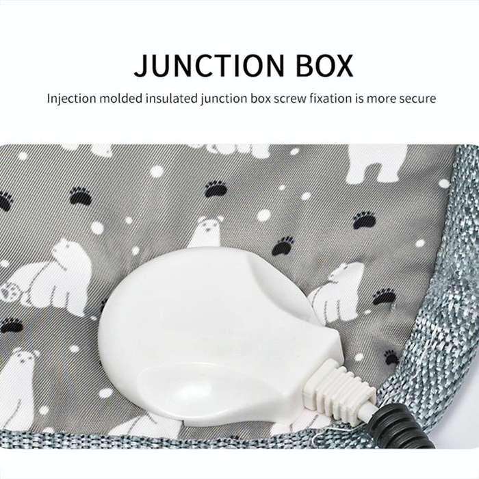 CW45 45x45cm Multi-level Temperature Regulating Timing Pet Heating Pad, Spec: EU Plug